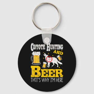 Bier Drink Grappige Coyote Jacht Sleutelhanger