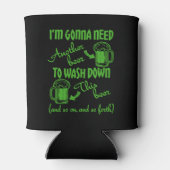 Bier Drink Humor Blikjeskoeler (Achterkant)