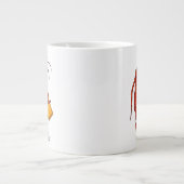 Bier Drink kreeft gepersonaliseerd genaamd Grote Koffiekop (Voorkant)