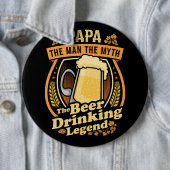 Bier Drink legende Ronde Button 6,0 Cm (In situ)