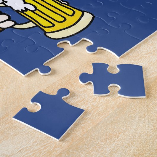 Bier Drink Problemen Legpuzzel (Zijkant)