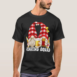 Bier Drink Squad Gnome mama en papa voor bier T-shirt