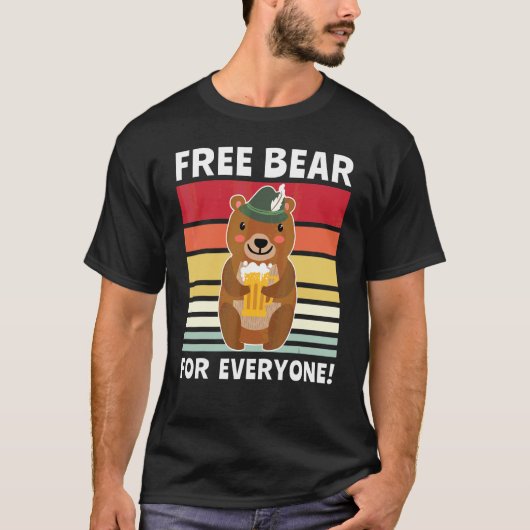 Bier Drinkende Drinkende Drinkende Bier Drinker Be T-shirt (Voorkant)