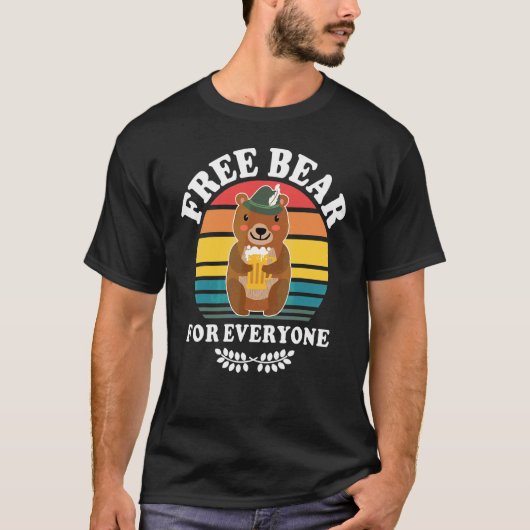 Bier Drinkende Drinkende Drinkende Bier Drinker Be T-shirt (Voorkant)