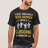 Bier Drinker Clogging Clogger T-shirt (Voorkant)