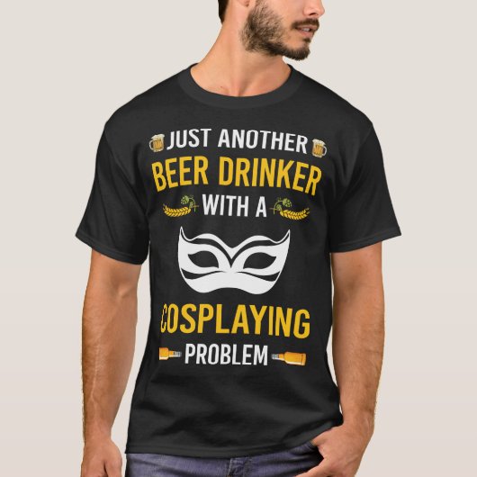 Bier Drinker Cosplay Cosplay T-shirt (Voorkant)