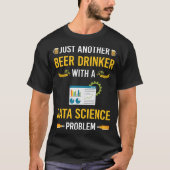 Bier Drinker Data Science T-shirt (Voorkant)