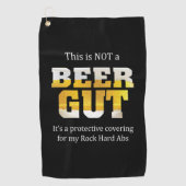 Bier Drinker geen BEER GUT Birthday Golfhanddoek (Voorkant)