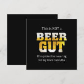 Bier Drinker geen BEER GUT Birthday Kaart (Voorkant / Achterkant)