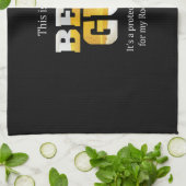 Bier Drinker geen BEER GUT Birthday Theedoek (Gevouwen)