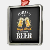 Bier Drinker Good Mood wordt gesponsord door bier Metalen Ornament (Links)