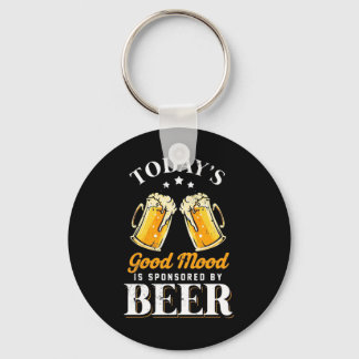 Bier Drinker Good Mood wordt gesponsord door bier Sleutelhanger