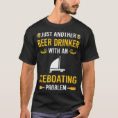 Bier Drinker Iceboat Racing Race T-shirt (Voorkant)