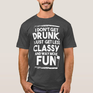 Bier Drinker Ik word niet drink, veel meer griep T-shirt