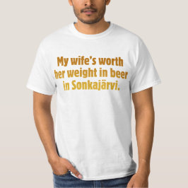 Bier Echte Man Waarde T-shirt