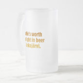 Bier echtgenoot vorstglas mok (Voorkant links)