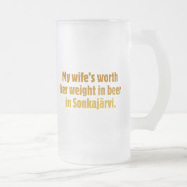 Bier echtgenoot vorstglas mok