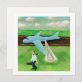 Bier, een Big Slide en mijn Dignity - vliegtuig me Aankondiging (Voorkant / Achterkant)