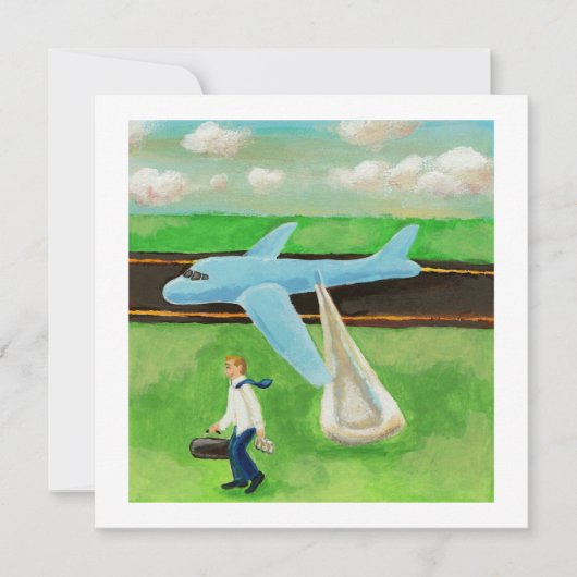 Bier, een Big Slide en mijn Dignity - vliegtuig me Aankondiging (Voorkant)