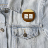 Bier, een essentieel element ronde button 5,7 cm (In situ)