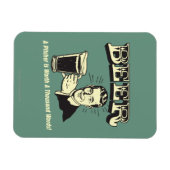 Bier: Een pitcher is 1000 woorden waard Magneet (Horizontaal)