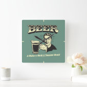 Bier: Een pitcher is 1000 woorden waard Vierkante Klok (Huis)