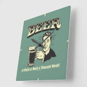 Bier: Een pitcher is 1000 woorden waard Vierkante Klok (Hoek)