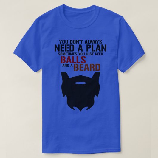 Bier en bal alles wat je nodig hebt T T-shirt (Design voorkant)