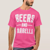 Bier en Barbells Shirt (Voorkant)