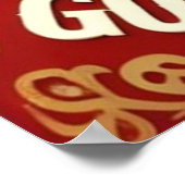 Bier en BBQ Ga samen Zomertijd Poster (Hoek)