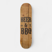 Bier en BBQ Skateboard (Voorkant)