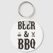 Bier en BBQ Sleutelhanger (Voorkant)