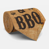 Bier en BBQ Stropdas (Opgerold)