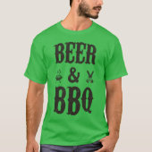 Bier en BBQ T-shirt (Voorkant)