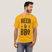 Bier en BBQ T-shirt (Voorkant volledig)