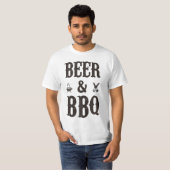 Bier en BBQ T-shirt (Voorkant volledig)