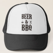 Bier en BBQ Trucker Pet (Voorkant)