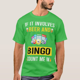 Bier en bingo t-shirt