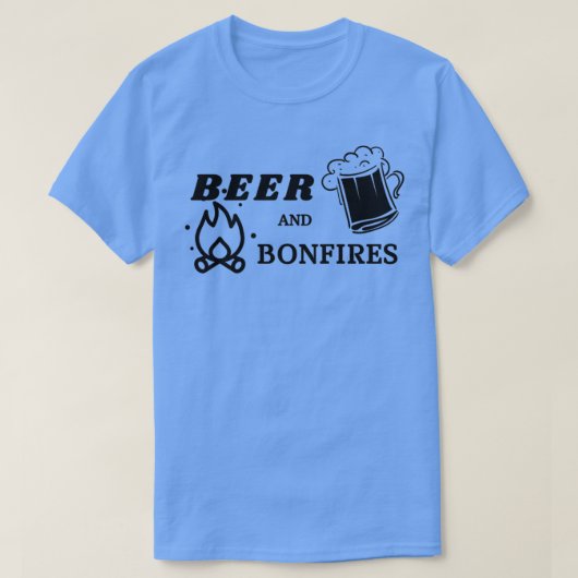 Bier en bosbranden 1 t-shirt (Design voorkant)