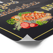 Bier en brandwonden poster (Hoek)