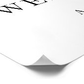 Bier en burgers baby shower poster (Hoek)