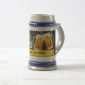 Bier en Cheers krijtbord stein Bierpul (Voorkant rechts)