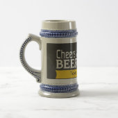 Bier en Cheers krijtbord stein Bierpul (Links)