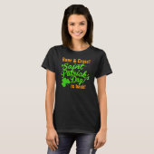 Bier en Craic St. Pattys Day is terug T-shirt (Voorkant volledig)