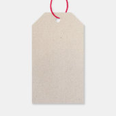 Bier en flesjes Baby shower Greenery Dank u Cadeaulabel (Achterkant)