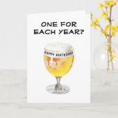 **BIER EN GEJUICH** EN GELUKKIGE "WEDERZIJDSE VERJ KAART (Gele Bloem)