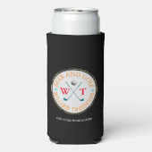 BIER EN GOLF-speler Seltzer Blikjeskoeler (Seltzer Achterkant)