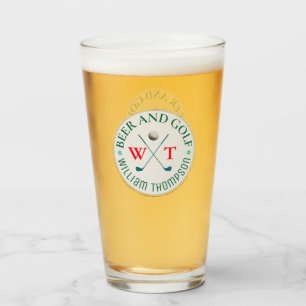 BIER EN GOLFspeler Logo Glas
