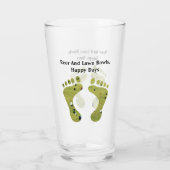 Bier en grasfornuizen, vrolijke dagen, glas (Achterkant)