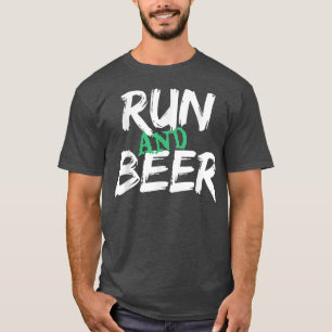 Bier en loopwerk Drink Lover Gifts  T-shirt